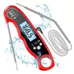 Digitales Fleischthermometer mit langer Sonde für Grill und Backofen
