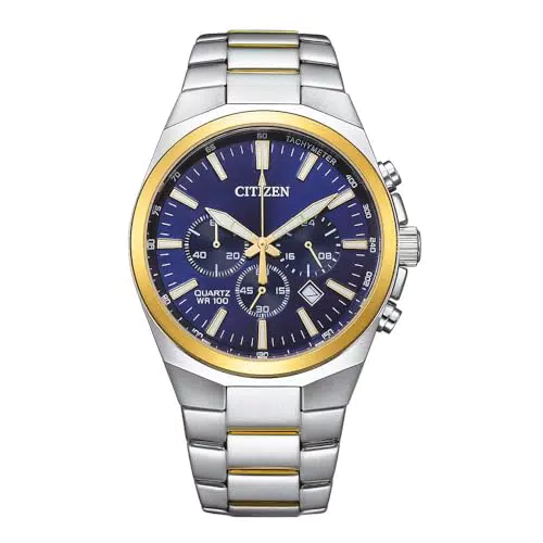 CITIZEN Herren Quarz Armbanduhr aus Edelstahl - Modell AN8176.