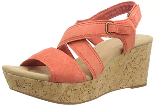 Clarks Damen Rose Way Sandal, Schwarz