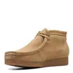 Clarks Herren Shacre Chukka-Stiefel aus Dunklem Wildleder.