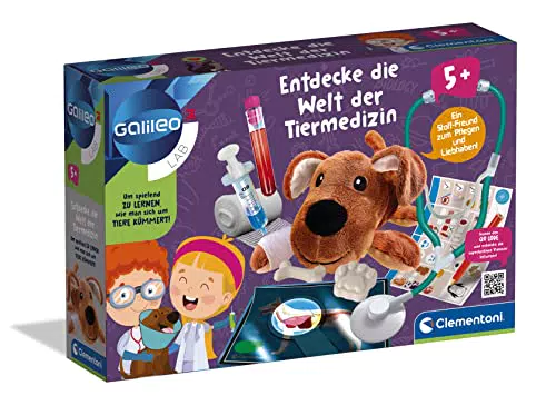 Clementoni Galileo Lab Tiermedizin Spielset für angehende Tierärzte ab 5 Jahren