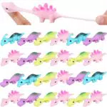Dinosaurier-Fingerspielzeug aus Gummi für Kinder - Schleuder-Flugspiel & Partygeschenk