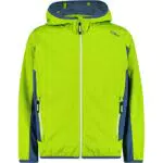 CMP Unisex Kinder Leichte Softshelljacke für Kinder Softshelljacke Kokon-Mantel