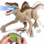 Ferngesteuerter Dinosaurier mit 2.4G Fernbedienung für Kinder ab 3 Jahren