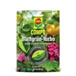 COMPO Blattgrün-Turbo, Dünger gegen Eisenmangel/Chlorose für alle Zier- und Nutzpflanzen