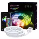 COOLAPA 40M LED Strip, Led Streifen, LED Stripes mit 44 Tasten IR-Fernbedienung APP Steuerbar Musikmodus