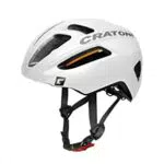 Cratoni Unisex C-Pro Fahrradhelm - Größe S/M - Weiß Matt