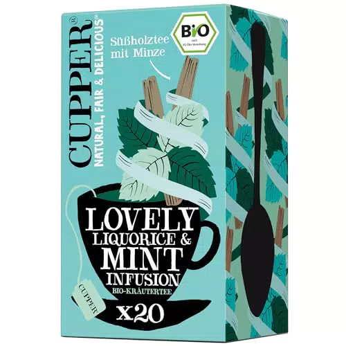 Cupper Bio Kräutertee "Lovely Liquorice & Mint", Pfefferminztee