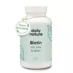 Biotin mit Zink & Selen - Vegane Tabletten für Haarwuchs, Haut & Nägel