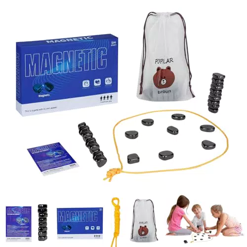 DAOUZL Magnetisches Schachspiel, Tisch-Magnetspiel Schach-Brettspiel