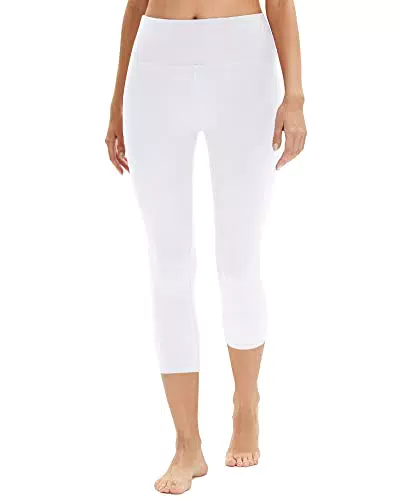 Leggings Damen High Waist Capri Leggins Blickdicht Elastisch Yogahose - Fitness und Yoga.