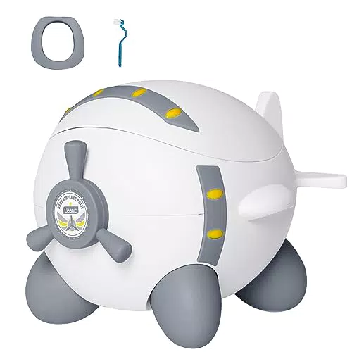 DEANIC Kinder-Toilettentrainer für Jungen und Mädchen (1-6 Jahre) mit abnehmbarem Töpfchen und Bürste