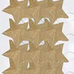 Décopatch AC355O 15 Sternen aus Pappmaché, 2 x 4 x 4 cm