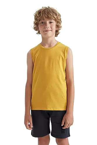 DeFacto Kinder Jungen Tank Top - Stylisches ärmelloses Shirt für aktive Kids