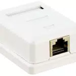 Delock 133074 Netzwerk Dose 1xRJ45 LSA werkzeugfrei Cat.6 86169 Weiß Dose 1x RJ 45