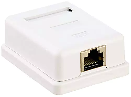 Delock 133074 Netzwerk Dose 1xRJ45 LSA werkzeugfrei Cat.6 86169 Weiß Dose 1x RJ 45
