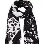 Desigual Damen Umhängetasche Fou Floral Schwarz
