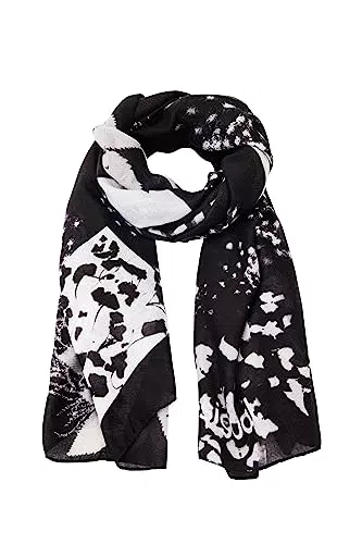 Desigual Damen Umhängetasche Fou Floral Schwarz