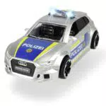 Dickie Toys Audi RS3 Polizeiauto mit Straßensperreund Pylone