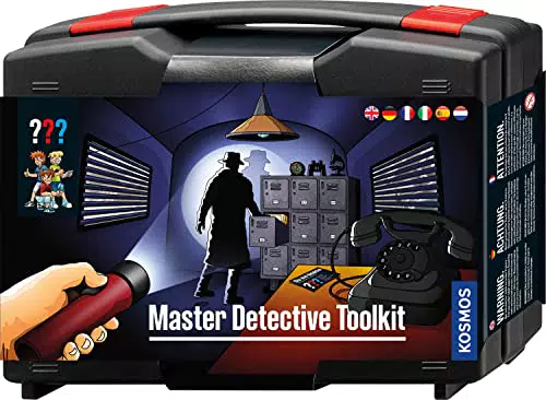 Die drei ??? Detektivkoffer von KOSMOS, Detektiv Spielzeug Set für Kinder ab 8 Jahre mit allen wichtigen Utensilien und Profitipps zur Ermittlung