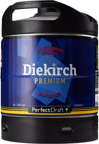 Diekirch Premium Pils, Internationales Premium Pils-Bier aus Luxemburg
