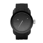 Diesel Herrenuhr Double Down S44 - Schwarzes Polycarbonatgehäuse mit Silikonarmband
