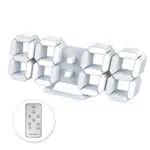 Digitale LED-Wanduhr mit 3D-Wecker und Fernbedienung