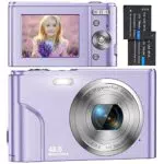 Digitalkamera 48MP FHD Autofokus Mini Videokamera mit 16X Digitalzoom