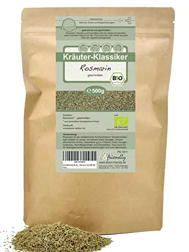 Bio Rosmarin Nadeln getrocknet - Hochwertiger Rosmarin-Tee