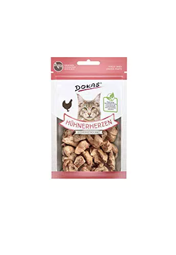 "Dokas Hühnerherzen für Katzen - Gefriertrocknetes Leckerli"