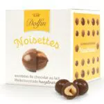 Dolfin Vollmilch-Haselnüsse - Leckere Kugeln mit gerösteten Nüssen und cremigem Überzug aus Schokolade - Premium-Schoko