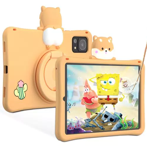 DOOGEE T20 Mini Kinder Tablet 8.4 Zoll Android 13 mit 9GB RAM 128GB ROM, 13MP+5MP, Lerntablet mit Kindgerechte Hülle 5060mAh Tablet Octa-Core/Dual SIM 4G/Face ID