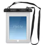 doupi wasserdichte Schutztasche 280x210mm für 9/10 Zoll Tablet Touchscreen Funktion Wasserfest Schutzhülle Waterproof Water Resistant Beach Bag Weiß