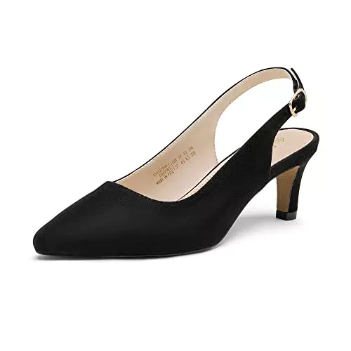 DREAM PAIRS Damen Pumps Slingback Sandalen mit spitzer Kappe für elegante Anlässe