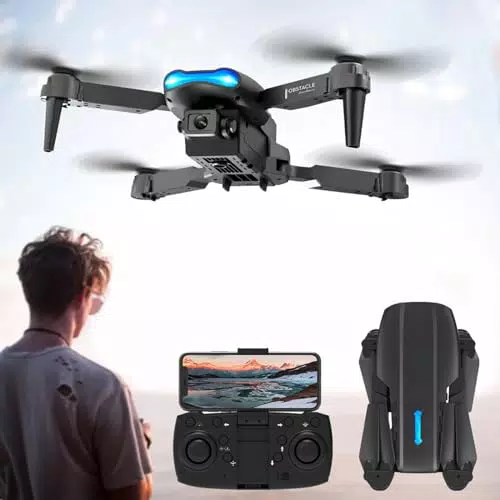 "Quadrocopter Drohne mit 4K Kamera und 360° Propellerschutz - Ferngesteuertes Spielzeug für Kinder und Anfänger"