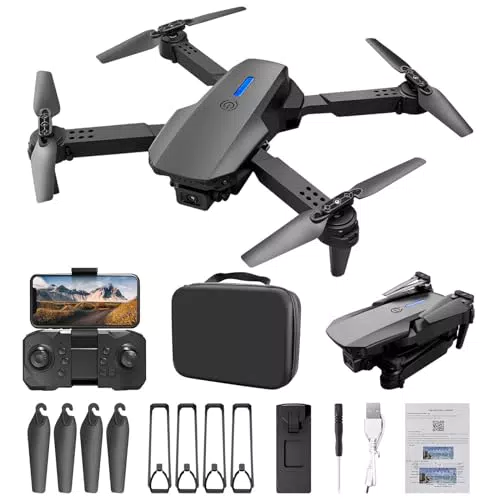 Drohne mit Kamera 1080p HD und WiFi FPV für Anfänger - RC Quadcopter mit Schwerkraftsensor, Flip-Modus und Höhenhaltung