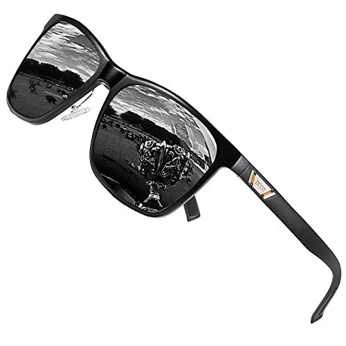 Polarisierte Sonnenbrille für Herren mit UV-Schutz und Metallrahmen - DUCO