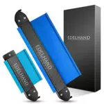 EDELHAND Konturenlehre mit Feststeller | Präzises 2er-Set für exakte Messungen | Konturmessgerät mit extra Tiefe | Handwerker Werkzeug Gadget