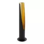 EGLO Barbotto Tischlampe aus Metall in Schwarz und Gold