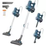 EICOBOT S12 Staubsauger Mit Kabel, 18000Pa 6-in-1 Stielstaubsauger Mit Kabel