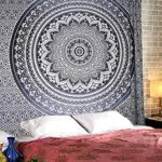 ele ELEOPTION Wandteppich Indian Mandala Wall Hanging Hippie Tapestry Wanddeko für Kinderzimmer Wohnzimmer Schlafzimmer auch als Yogamatte Picknickdecke Strandtücher