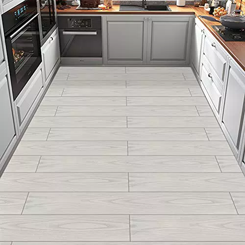 PVC Bodenbelag Vinylboden Fliesen Selbstklebend Vinyl Medio Dünn Fliesen für Fußbodenheizung Wasserdicht 40X15cm 10pcs pcv