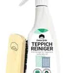 Emma Grün Teppichreiniger Schaum 500ml - Teppich Reinigungsmittel Teppichschaum - Anti Geruch Fleckenentferner - Fleckenspray Carpet Cleaner - Teppich Reiniger inkl. Teppichbürste