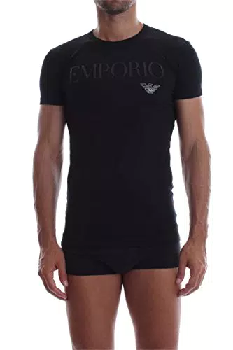 Emporio Armani Herren T-Shirt Essential Megalogo