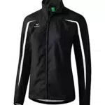 Erima Damen Laufjacke - Schwarz/Weiß - Größe 44