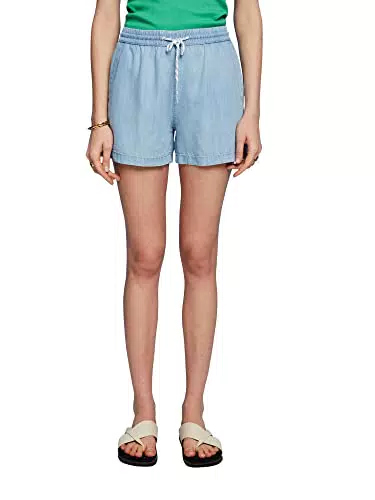 ESPRIT Damen 053CC1C302 Jeans-Shorts, 902/BLUE MEDIUM WASH