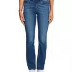 Esprit Damen Bootcut Jeans Superstretch - Blau Medium Washed