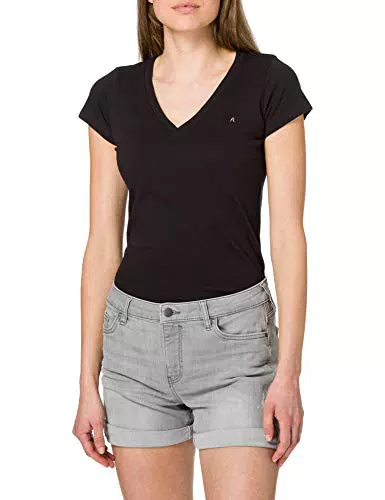 ESPRIT Damen Jeans Shorts, 902/BLUE MEDIUM WASH-New Version