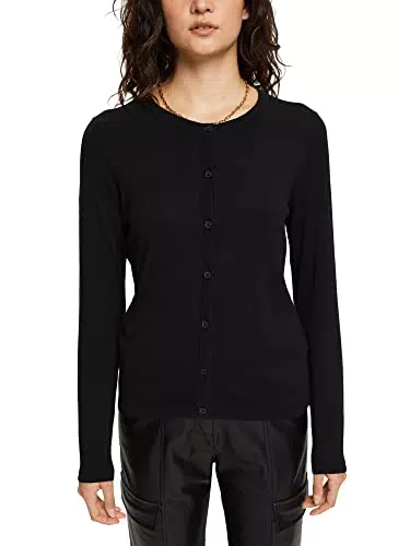 ESPRIT Damen Strickjacke 990cc1i311, 400/Navy