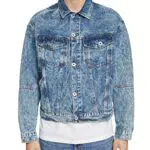 ESPRIT Herren 082CC2G307 Jacke, 902/BLUE MEDIUM WASH